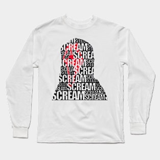 scream VI  (Scream 6)  scary horror movie graphic design by ironpalette Long Sleeve T-Shirt